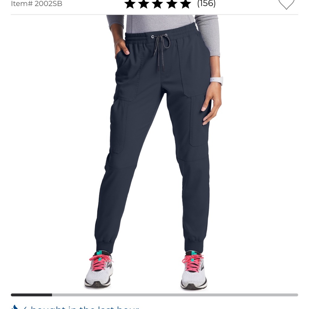 EUC beyond scrubs jogger scrub pant- navy